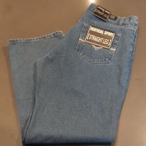 Vertical Sport Blue Stone Straight Leg Jeans NWT